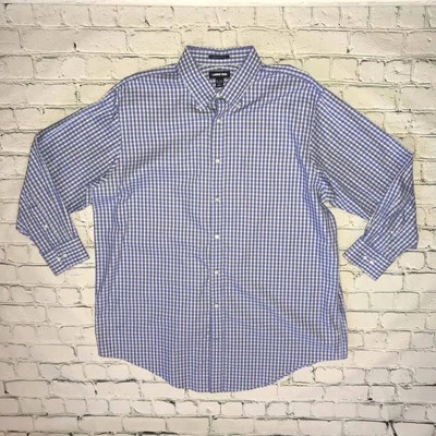 Blue Plaid & Yellow Tall Man Button Down - Image 1 of 4