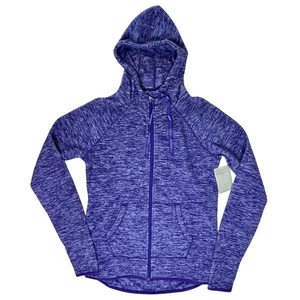 Reebok Spacedye Polar Fleece Crush It Zip Up Jacket SMALL Athleisure Casual NWT - Picture 1 of 10