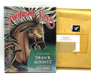 Twilight Eyes SIGNED by Dean Koontz & Phil Parks, 1st Ed, Ltd Ed, HCDJ & Mailer - Picture 1 of 16