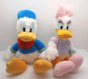 Disney Parks Authentic Donald & Daisy Duck 16" Plush Stuffed Animal Toys - Picture 1 of 15