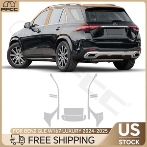 For Benz GLE W167 Luxury 2024-2025 Rear Side Precut Paint Protection Film (PPF) - Picture 1 of 22