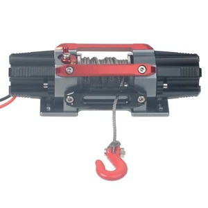 RC Auto Dual Motor Elektrische Simulierte Seilwinde für 1/8 1/10 TRX4 SCX10 Upgrade Teile - Bild 1 von 8