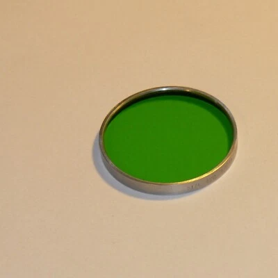 KODAK GREEN FILTER No.11 Series VII Serie 7 approx. 50mm diameter made in UK - Image 1 of 4