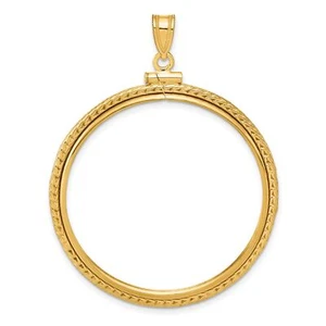1907-1933 US $20 St Gaudens Double Eagle Screw Top Foxtail Coin Bezel 14k Gold - Picture 1 of 7