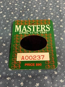 Masters Tournament 1991 Hologram Patron Badge ANGC - Ian Woosnam Wins - Picture 1 of 4