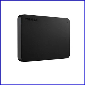 Lightweight 2TB Canvio Basics External Hard Drive - Matte Black, Travel Friendly - Picture 1 of 11