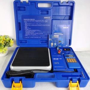 VES-100B Precise Digital Weighing Scale Electronic Refrigerant Charging Scale - Foto 1 di 13