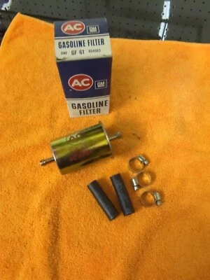 Filtro de combustible NOS AC GM GF 61 Pontiac Tri Power Chevrolet Corvette Olds 442 GF61 Foto 1 de 4