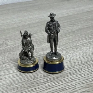 Chess Replacement Pieces Ulysses S. Grant (KING) & Soldier 1983 Franklin Mint - Picture 1 of 6