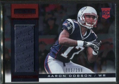 2013 Panini Rookies & Stars Aaron Dobson #201 New England Patriots Patch RC /299 - Image 1 of 3