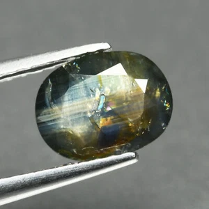 1.24Ct Valuable Oval Cut 7.5 x 5.8 MM 100% Natural Blue Green Australia Sapphire - Picture 1 of 5
