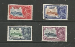 JUEGO JUBILEO PLATA GV ISLAS MALVINAS 1935 MNH CAT £50+ - Imagen 1 de 2