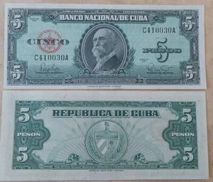 Latin America 5 Pesos 1960 Pick 92 UNC - Picture 1 of 1