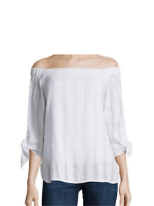 Bailey 44 Women White Off The Shoulder  Tunic Top