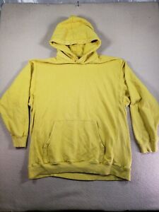 Aerie Hoodie Womens Large Yellow Long Sleeve Pockets Pullover Casual Wear