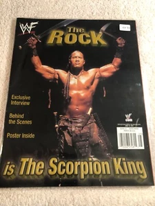 4071  WWF Wrestling  Magazine  The Rock  is the Scorpion King  June  2002 - Bild 1 von 2
