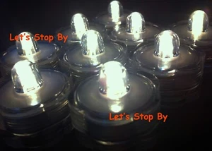 60 Warm White led SUBMERSIBLE Waterproof Wedding Decor Fountain Batteries Light - Picture 1 of 1