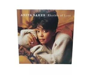 Elektra ANITA BAKER Rhythm Of Love Rare 2-Sided 1994 Original 12x12 Promo Poster - Bild 1 von 3