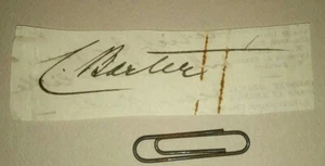 Major General Sir Charles St Leger Barter (1857–1931) Autograph -Cut Signature - Picture 1 of 2
