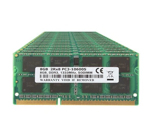 10 x 8 GB 2RX8 DDR3 1333 MHz PC3-10600S 204 pin SODIMM computer portatile Intel memoria RAM - Foto 1 di 12