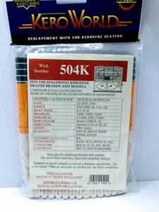 Kero-Sun Radiant 8 Wick Kero-World Wick # 504k Robeson R9600, Heat Mate K-10 - Picture 1 of 6