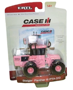 ERTL 1/64 Scale "Pink" Steiger Panther III PTA-310 4WD Tractor with duals - Picture 1 of 6