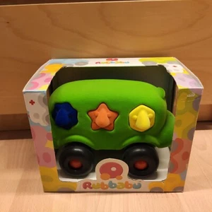 Rubbabu Bus Auto neu Grün Steckfiguren Sehr Selten / Rarität  - Bild 1 von 1