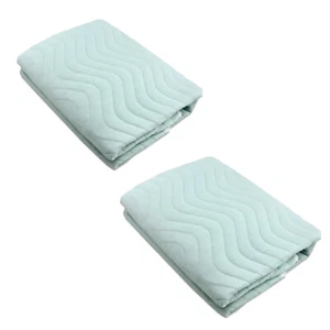 2 Stk Matratzenauflage 110x130 cm Mint Inkontinenzunterlage wasserdicht waschbar - Bild 1 von 15