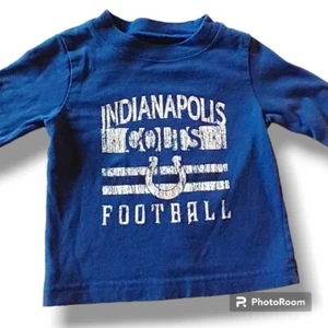 12m Indianapolis Colts Official NFL Apparel Infant Toddler Long Sleeve Tee Shirt - Picture 1 of 6