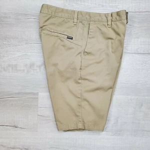 Volcom Shorts Mens 30 Beige Khaki Tan Chino Skater Skate Surf Casual Corpo Class - Picture 1 of 10