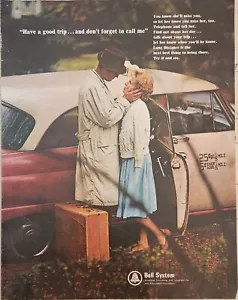 1965 Bell System Vintage Ad 14 x 10 have a good trip and dont forget to call me - Picture 1 of 1