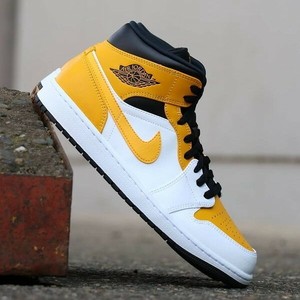 Las mejores ofertas en Jordan 1 Mid Negro Oro Rojo | eBay