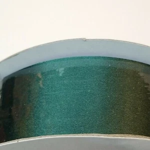 Ribbon Single Face DYNA Satin With Soft Finish 925 Hunter Grn 1 7/8" 100 Yds NEW - Picture 1 of 5
