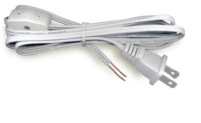 Electric Cord Molded Plug on/off switch SPT-1 Cord  - Image 1 of 1