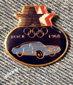 Olympic 1984 Los Angeles Sponsor Pin ~ Commemorative ~ 1968 Buick ~ Cars Auto - Bild 1 von 2
