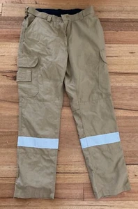 AUSTRALIA DRIFIRE FIRE RESISTANT FIRE FIGHTING CARGO PANTS ADA KHAKI - Picture 1 of 4