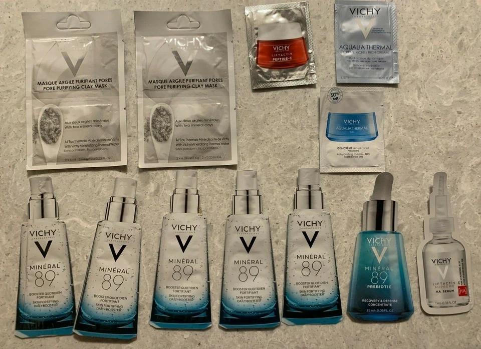 14 Vichy Samples: Mineral 89, Purifying Clay Mask, Liftactiv Peptide-C - Image 1 of 1