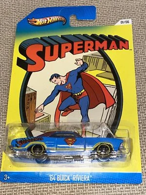 🔥2012 Hot Wheels Superman '64 Buick Riviera #1/6🔥 - Image 1 of 4