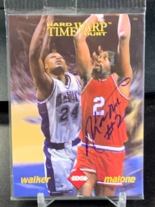 1996 Edge Time Warp Vintage #AUO 382/1000 Moses Malone Auto sealed - Picture 1 of 2