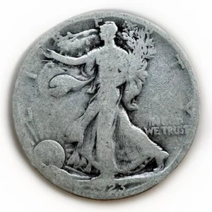1923-S Mezzo dollaro Liberty da passeggio, scarso - Foto 1 di 2