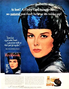 Cover Girl Schmink Werbung Vintage 1963 Barbara Clement Original Reklame - Bild 1 von 1