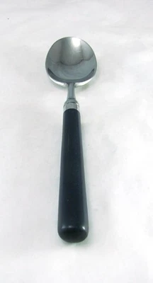 Stanley Roberts Stainless Steel Plastic Handle SPECTRUM Blue/Gray Soup Spoon(s) - Image 1 of 4