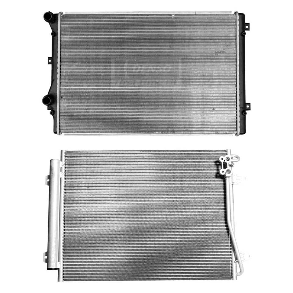 For Volkswagen Passat 2008-2010 Denso Radiator & Condenser Kit Foto 1 de 1