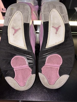 Air Jordan 4 ретро розовый орхидеи кроссовки размер 11,5 Вт и 10,5 М - Изображение 1 из 4