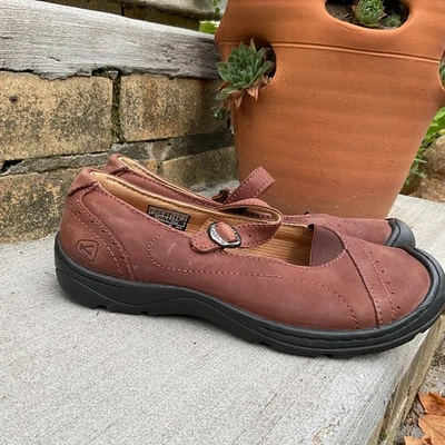 Zapatos Mary Jane de cuero marrón Keen para mujer talla 8 Foto 1 de 4