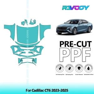 PreCut Paint Protection PPF Kit For Cadillac CT6 2023-2025 - Picture 1 of 7