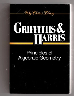 Principles of Algebraic Geometry ~ Griffiths, Phillip; Harris, Joseph PB Foto 1 de 2