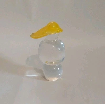 Vidrio artístico vintage Randsfield Little People 4 X 1,5 X 2" bombero con etiqueta - sin astillas Foto 1 de 4