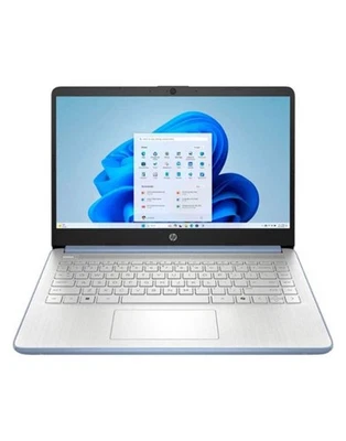 HP 14-DQ6012DX 14-inch N150 4GB 128GB Windows 11 Home Laptop - Sky Blue - image 1 of 3