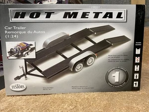 Testors Hot Metal Car Trailer Model Kit 1:24 Scale Skill 2 Factory Sealed - Picture 1 of 14